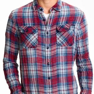 Flannel, BKE vintage athletic fit